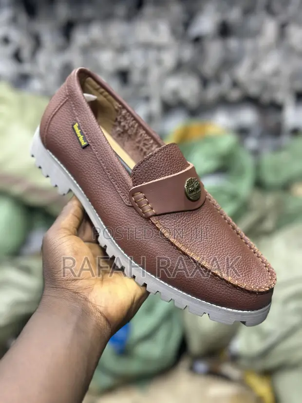 Original Brown Casual Timberland Moccasin Loafers in Central