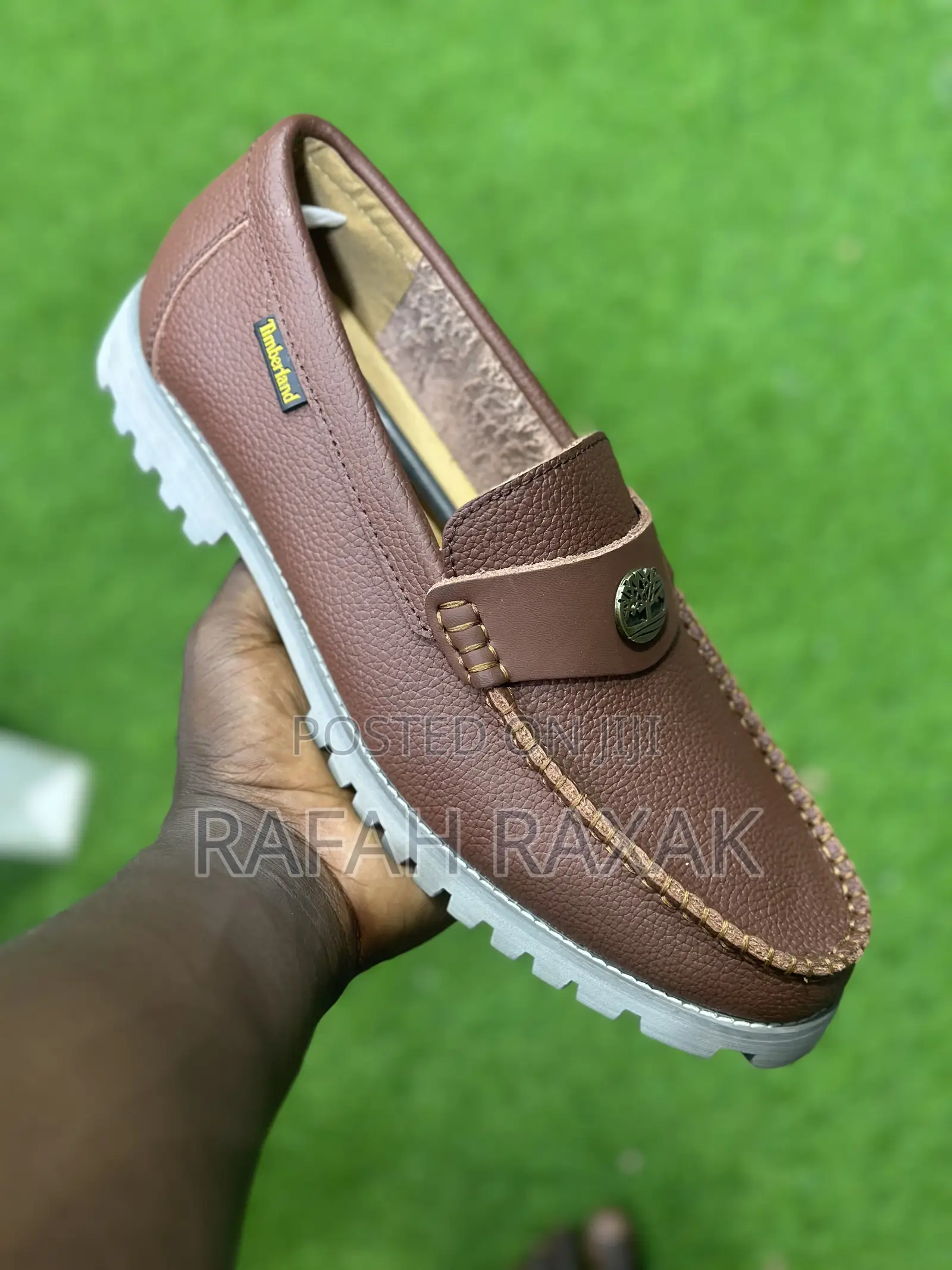 New Classic Men’S Timberland Brown Leather Low Loafers