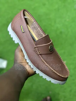 New Classic Men’S Timberland Brown Leather Low Loafers