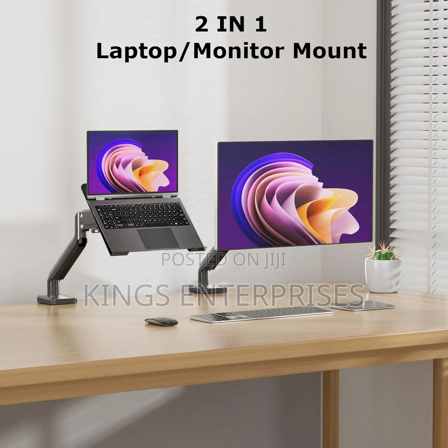 2 in 1 Monitor and Laptop Holder