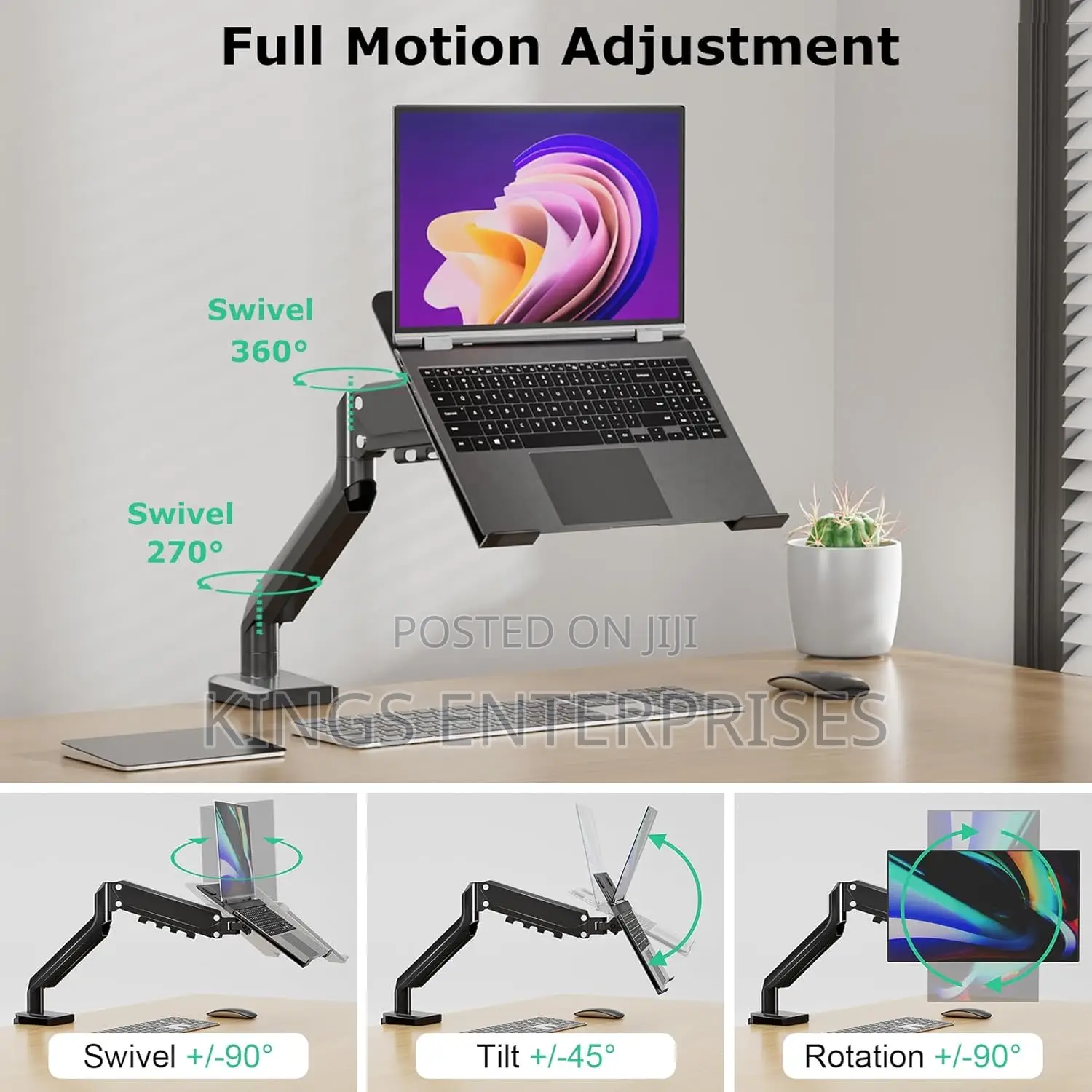 2 in 1 Monitor and Laptop Holder