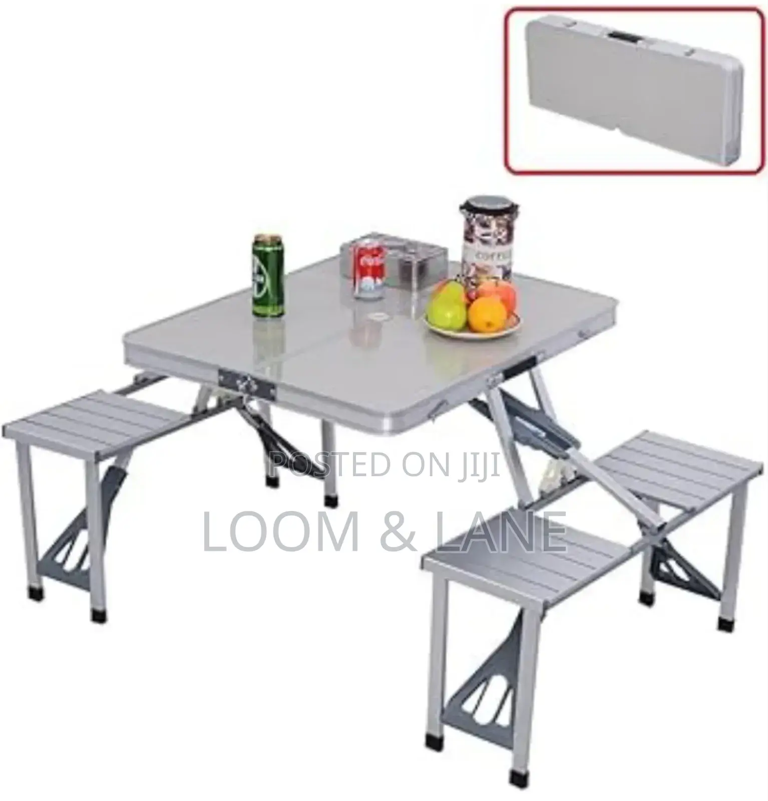 4 Seater Aluminum Folding Table