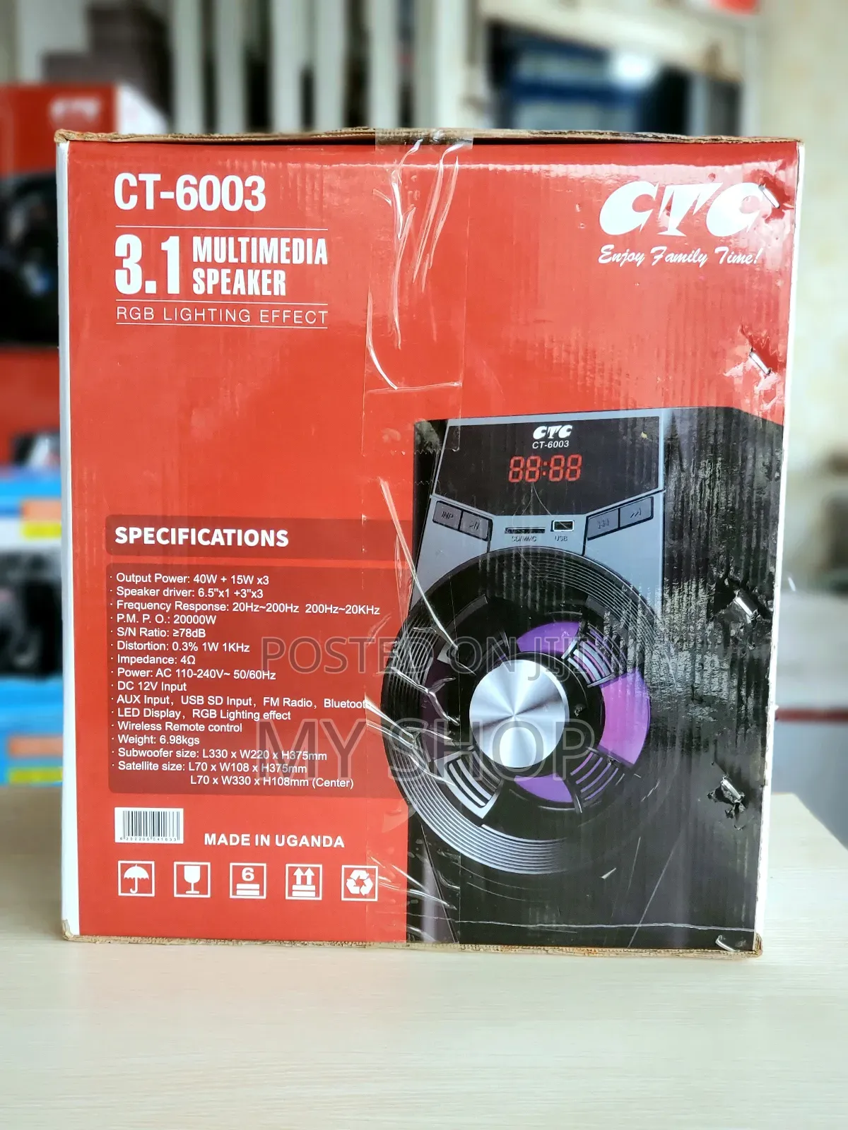 Home Sound Woofers Ct-6003