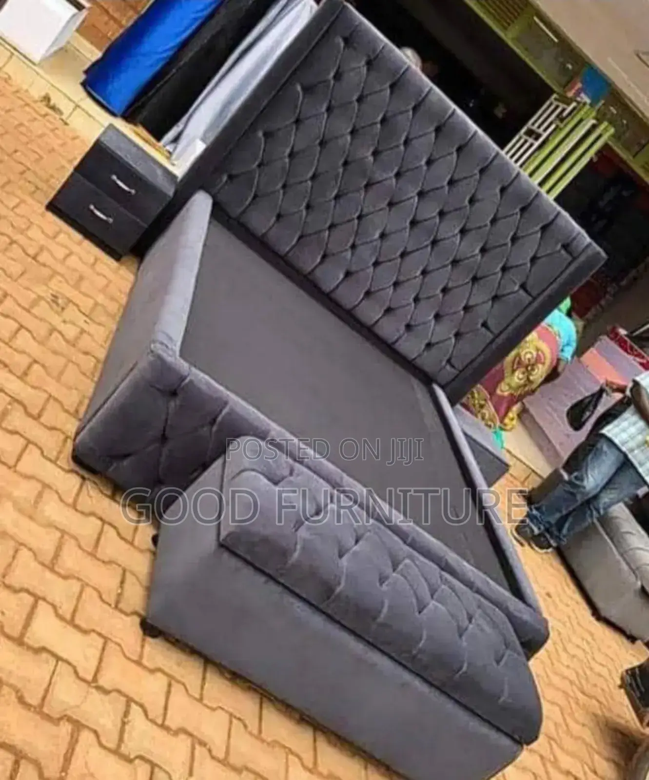 Best Comfortable 5x6 Bed With Bedside Drawers and Puff