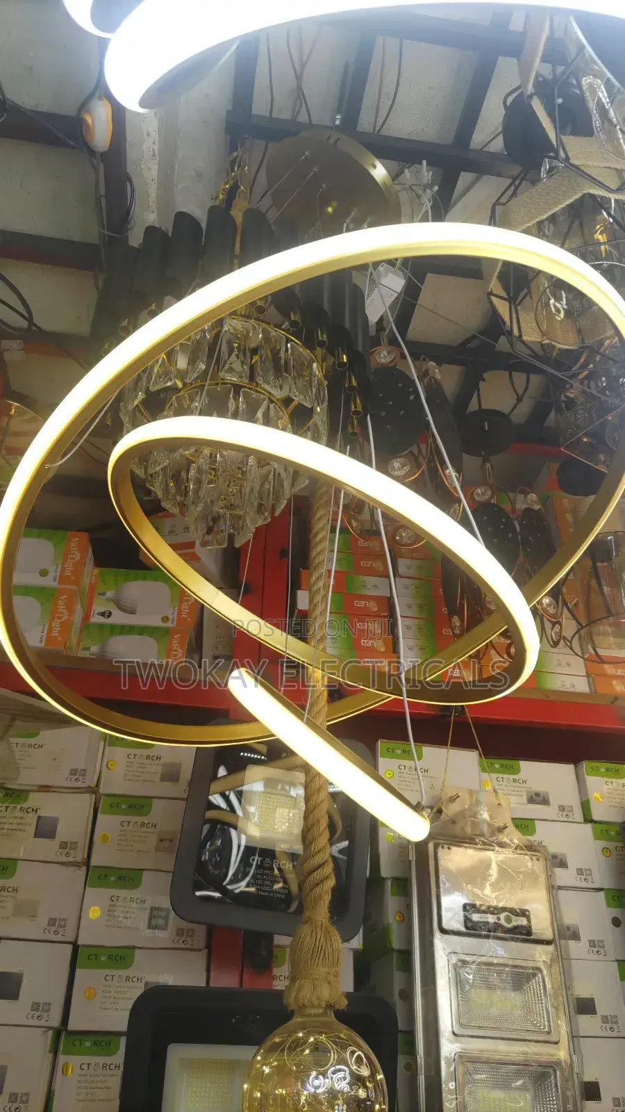 Ring Led Chandelier Pendant Light