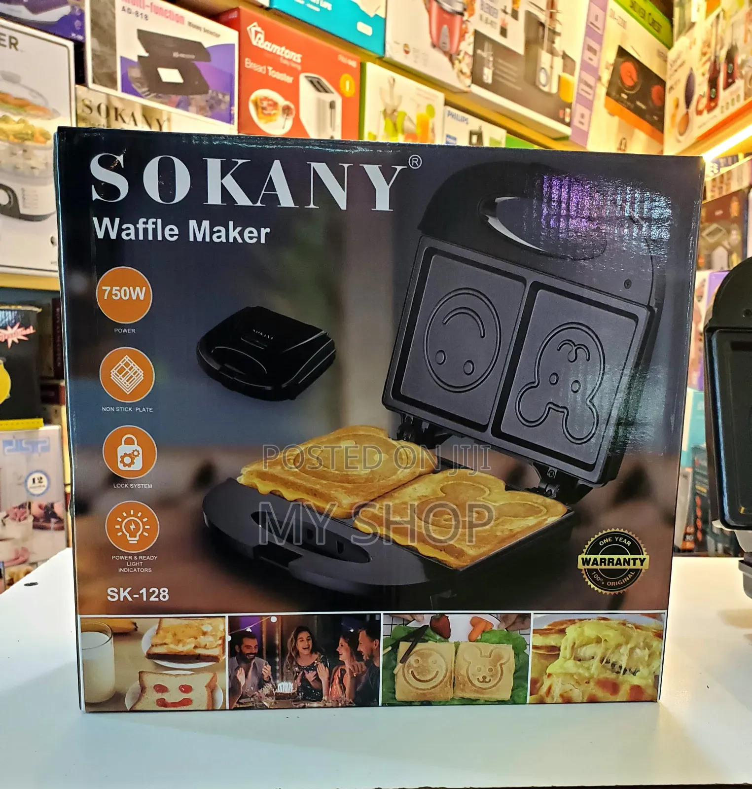 Sokany Waffle Maker Sk-128