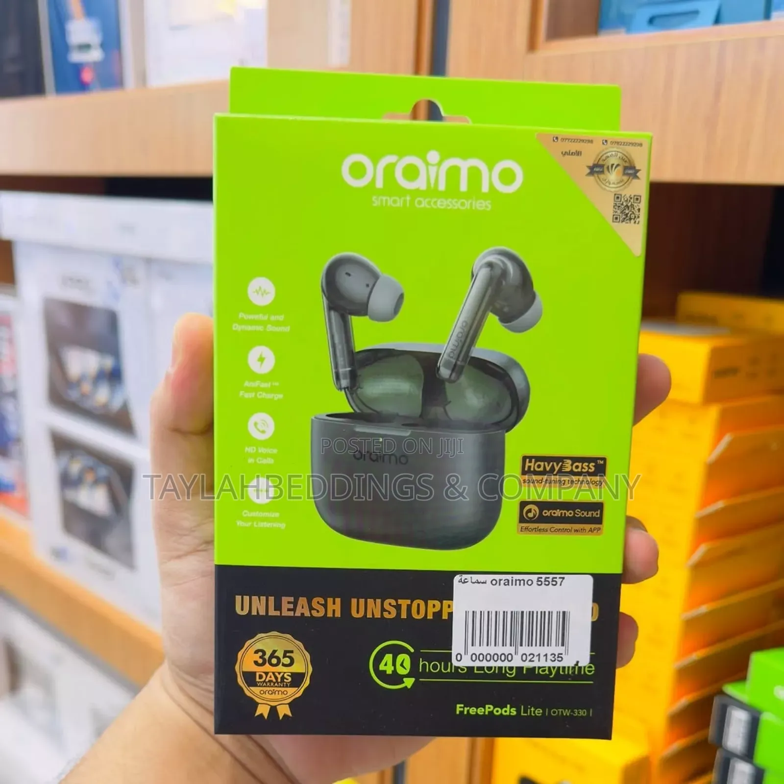Oraimo Freepods Lite Earbuds With 40hr Playtime