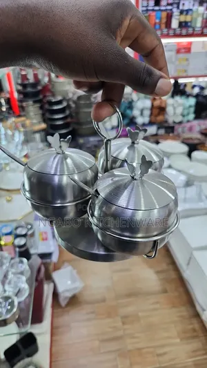Photo - Steel Sugar Bowel Set