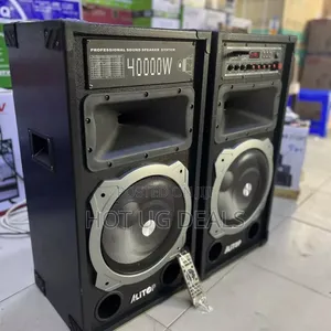 Ailipu Dual 10" Amplified Public Address Speaker With Mic