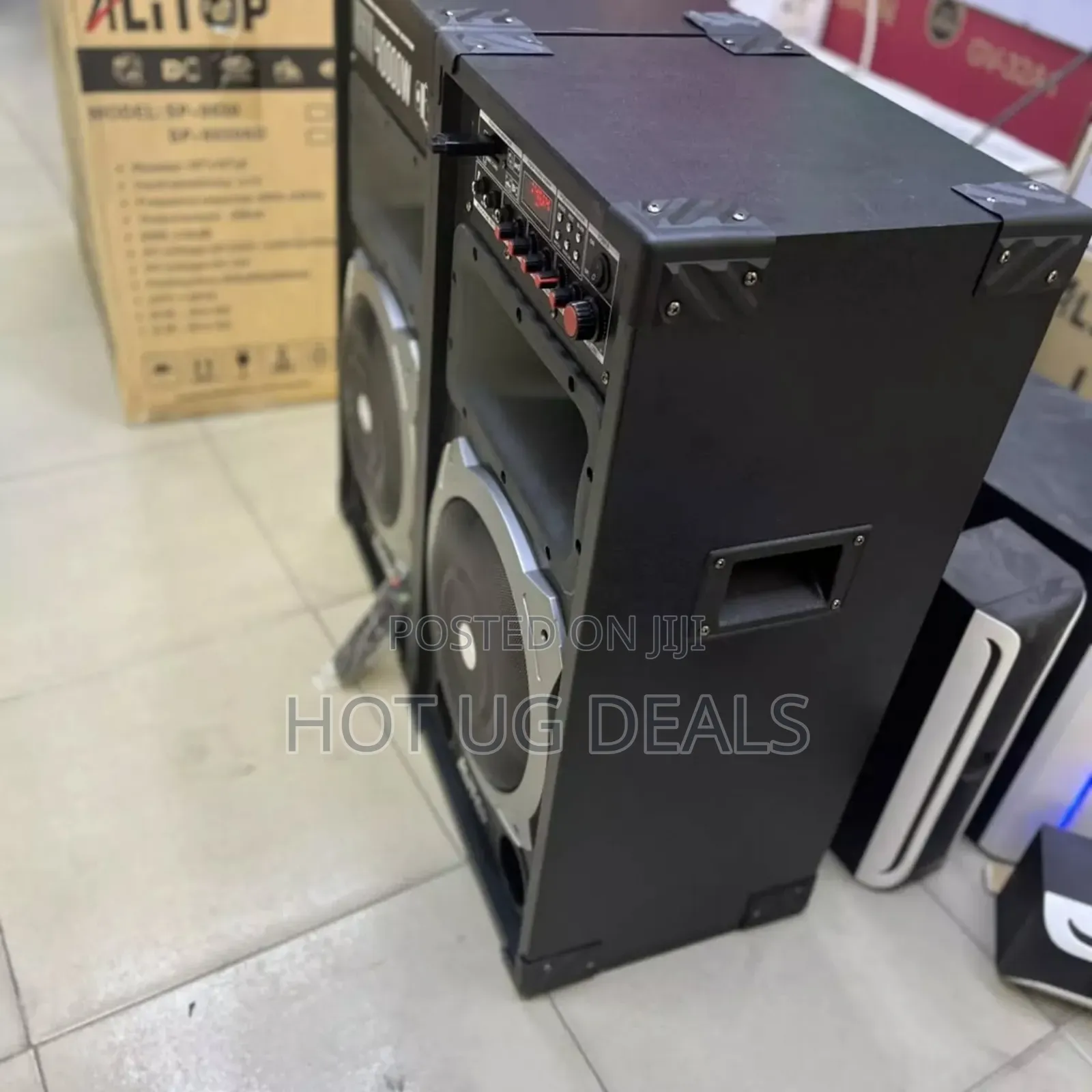Ailipu Dual 10" Amplified Public Address Speaker With Mic