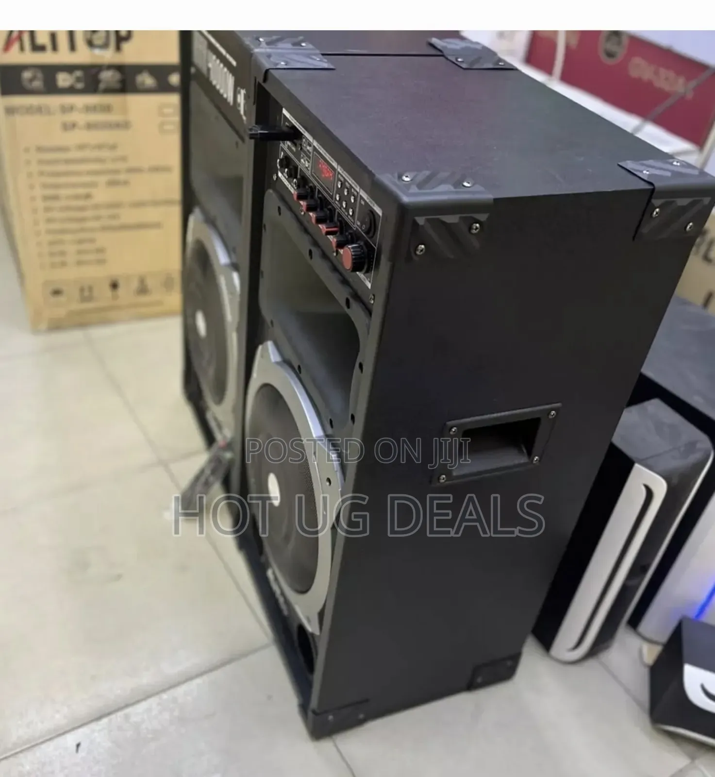Ailipu Dual 10" Amplified Public Address Speaker 30000w