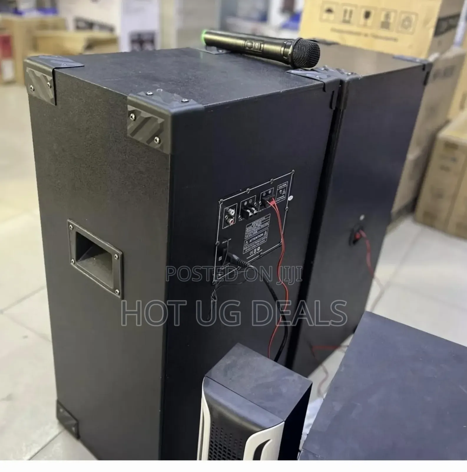Ailipu Dual 10" Amplified Public Address Speaker 30000w