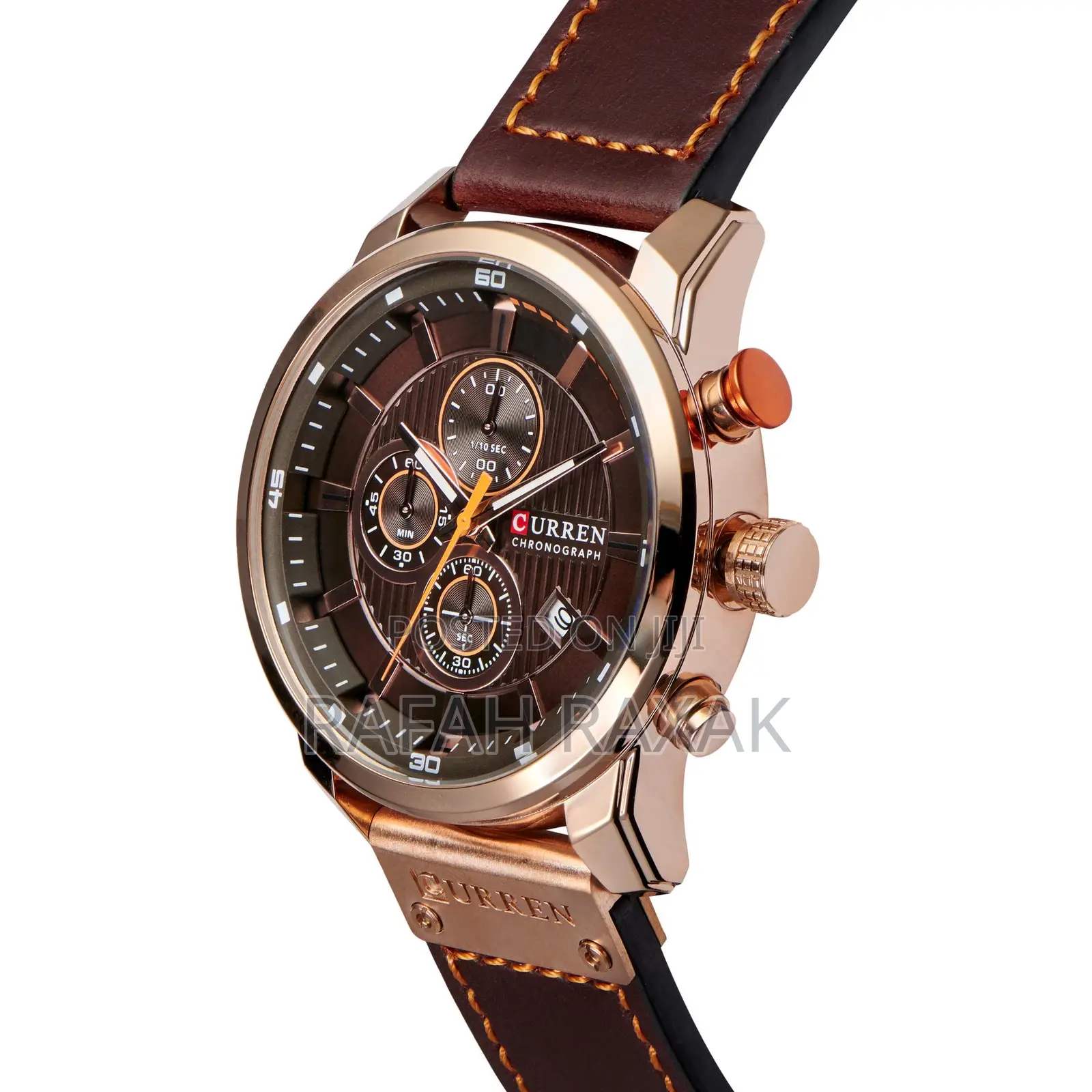 Original Men’S Curren Analog Digital Quartz Leather Watch
