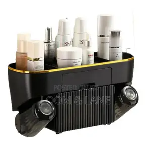 Mulity Functional Black Gold Toothbrush Holder