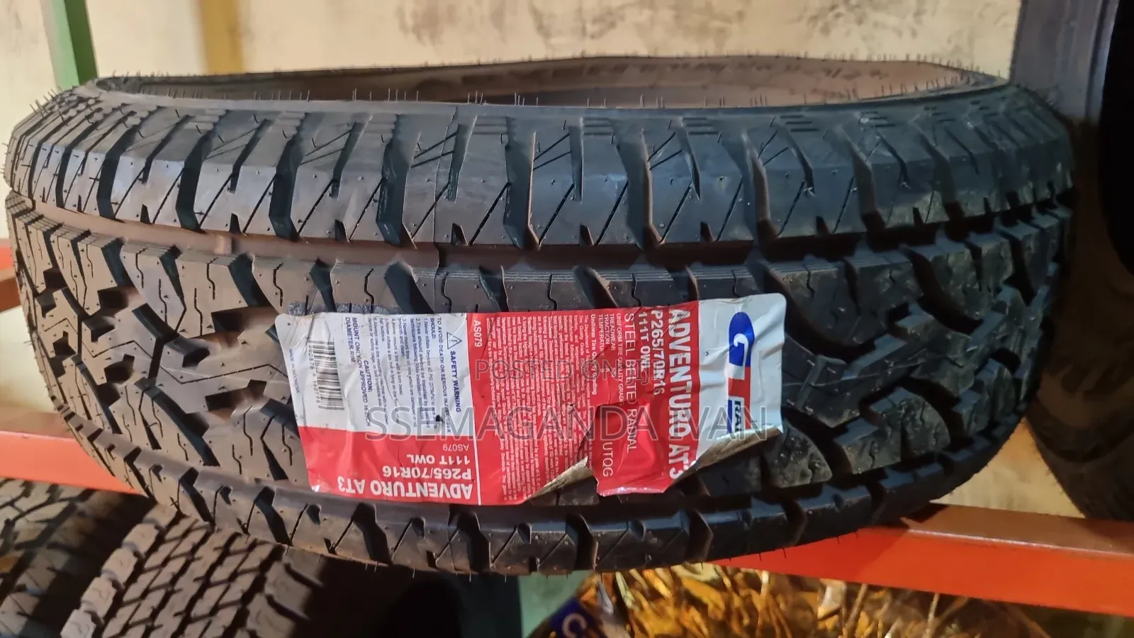 265/70r16 Gt Radial Adventuro Made in Indonesia
