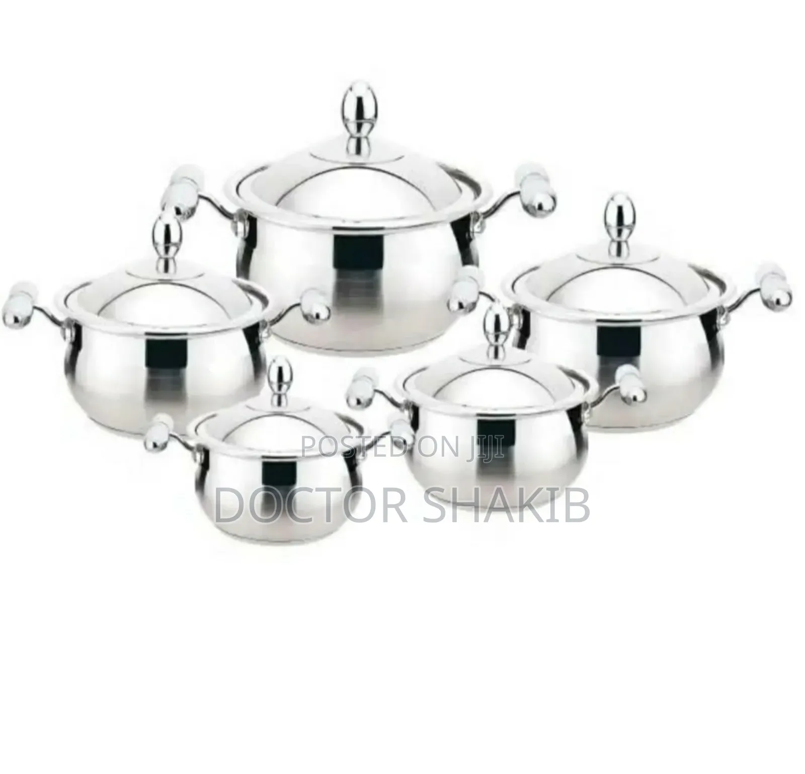 New Prandelli 12-Pieces Stainless Steel Cookware Set