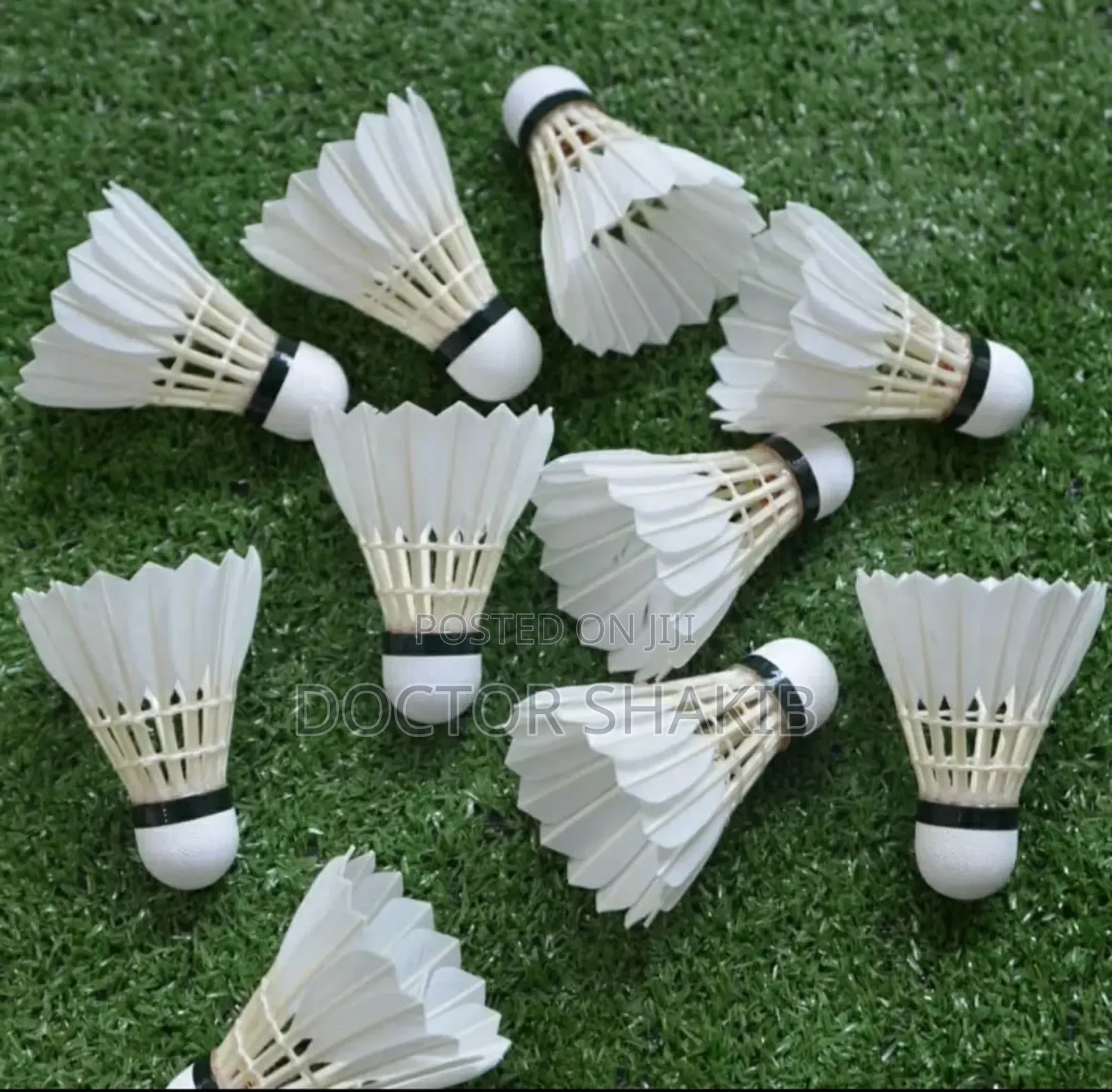 New 12pcs Competition Feather Badminton Shuttle Service Cort