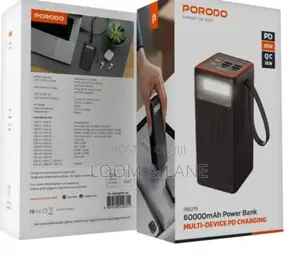 Porodo 60000mah High Capacity Power Bank