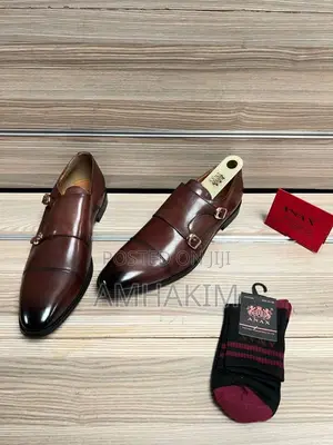 Classic Double Buckle Smooth Leather Anax Gentles In Stock