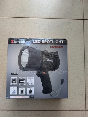 Zartek Rechargeable Rain Proof | Powerbank Led Spotlight