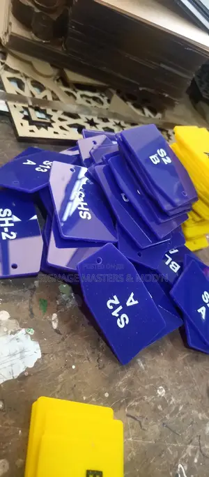 Engraved Acrylic Key Holders