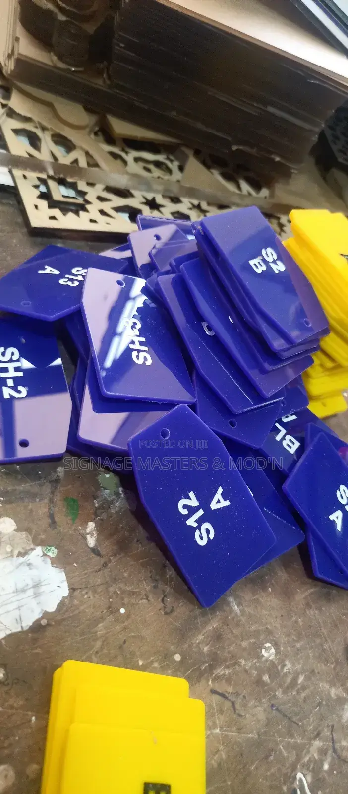 Engraved Acrylic Key Holders