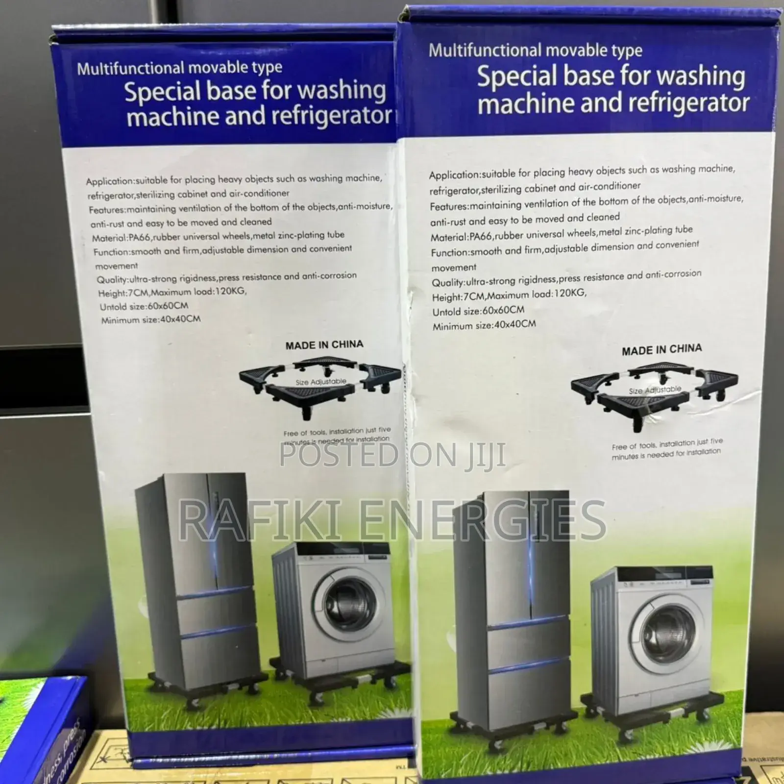 Multifunctional Movable Washing Machine / Fridge Stand