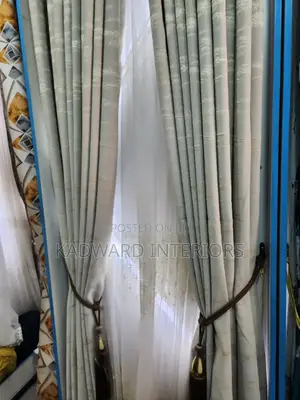 Cream Engaging Curtains Per Finished Metre