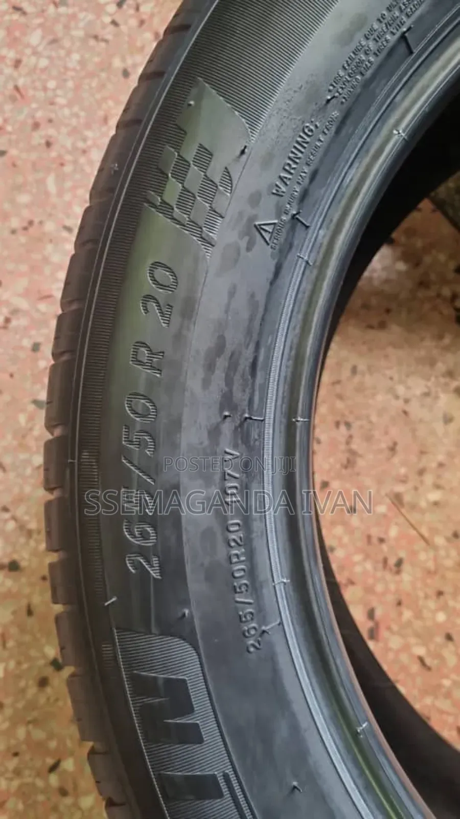 265/50r20 Michellin Pilot Sport Foreign Used