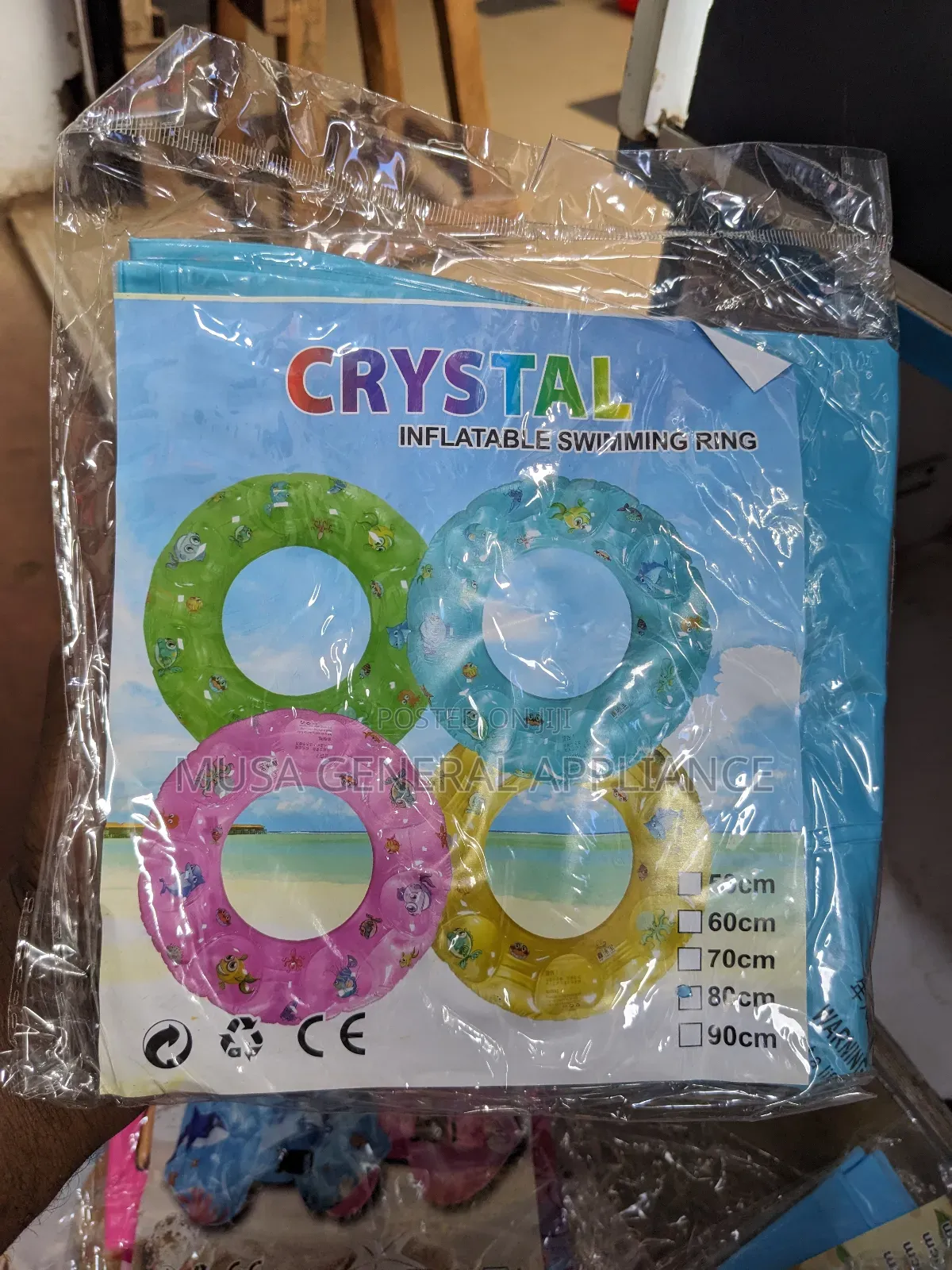 Crystal Inflatable Swimming Ring