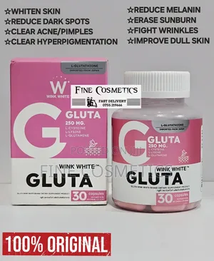 Wink White + Cc Zinc Vitamin C, Skin Whitening Dietary Pills