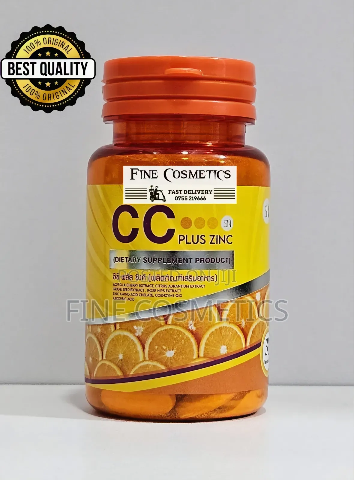 Wink White + Cc Zinc Vitamin C, Skin Whitening Dietary Pills