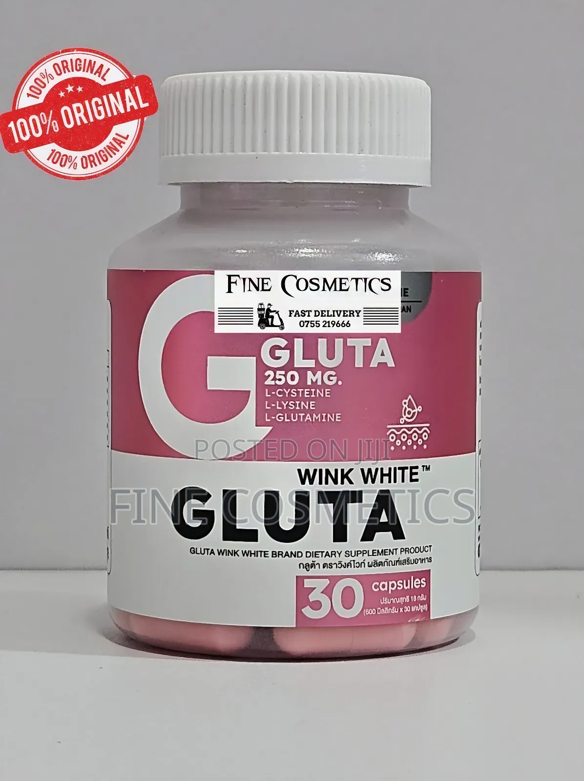 Wink White + Cc Zinc Vitamin C, Skin Whitening Dietary Pills