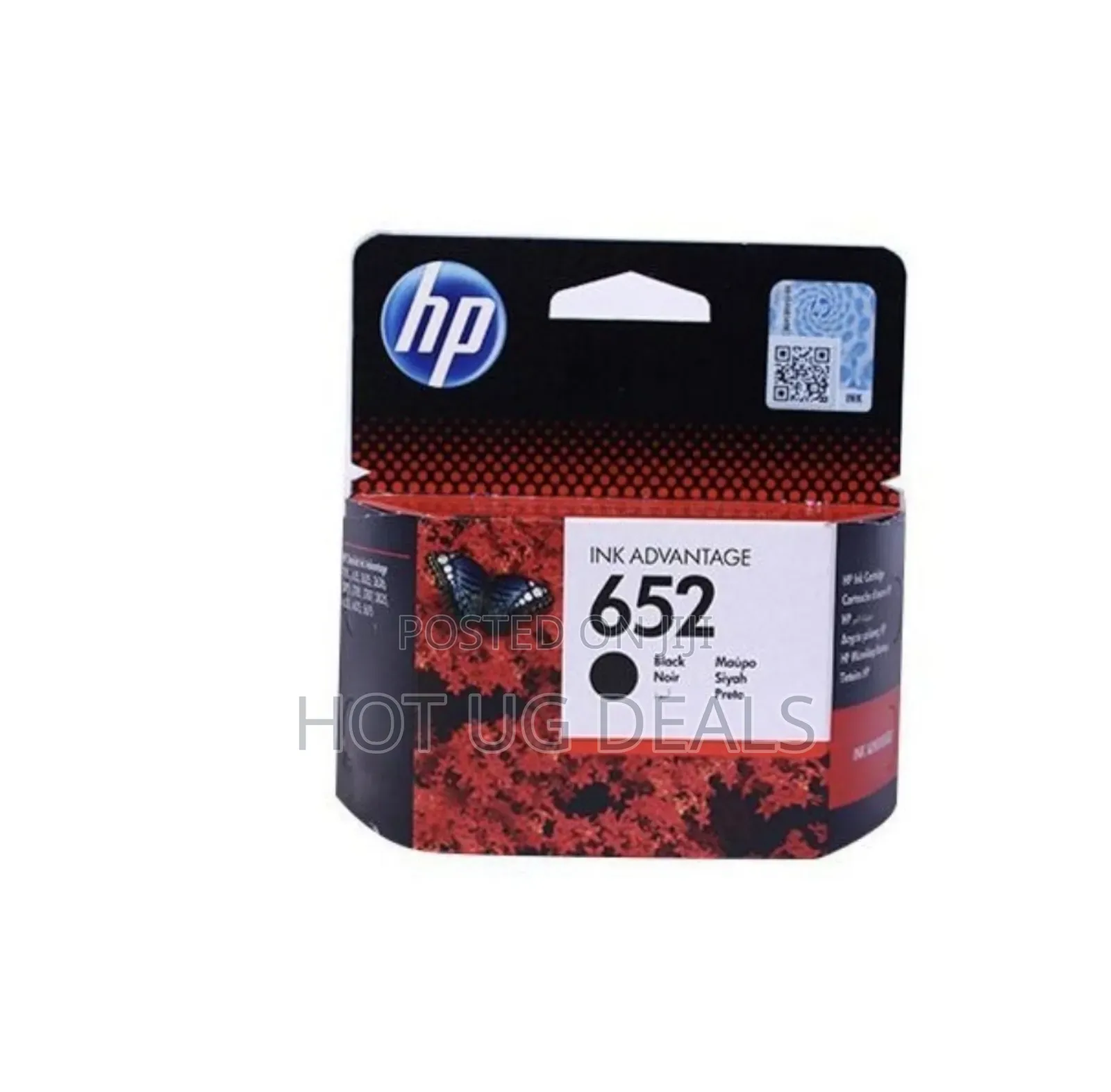 Hp Printer Catridge (652) - Black