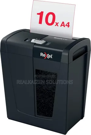 Rexel P4 Secure X10 Cross Cut Paper Shredder 10 Sheets