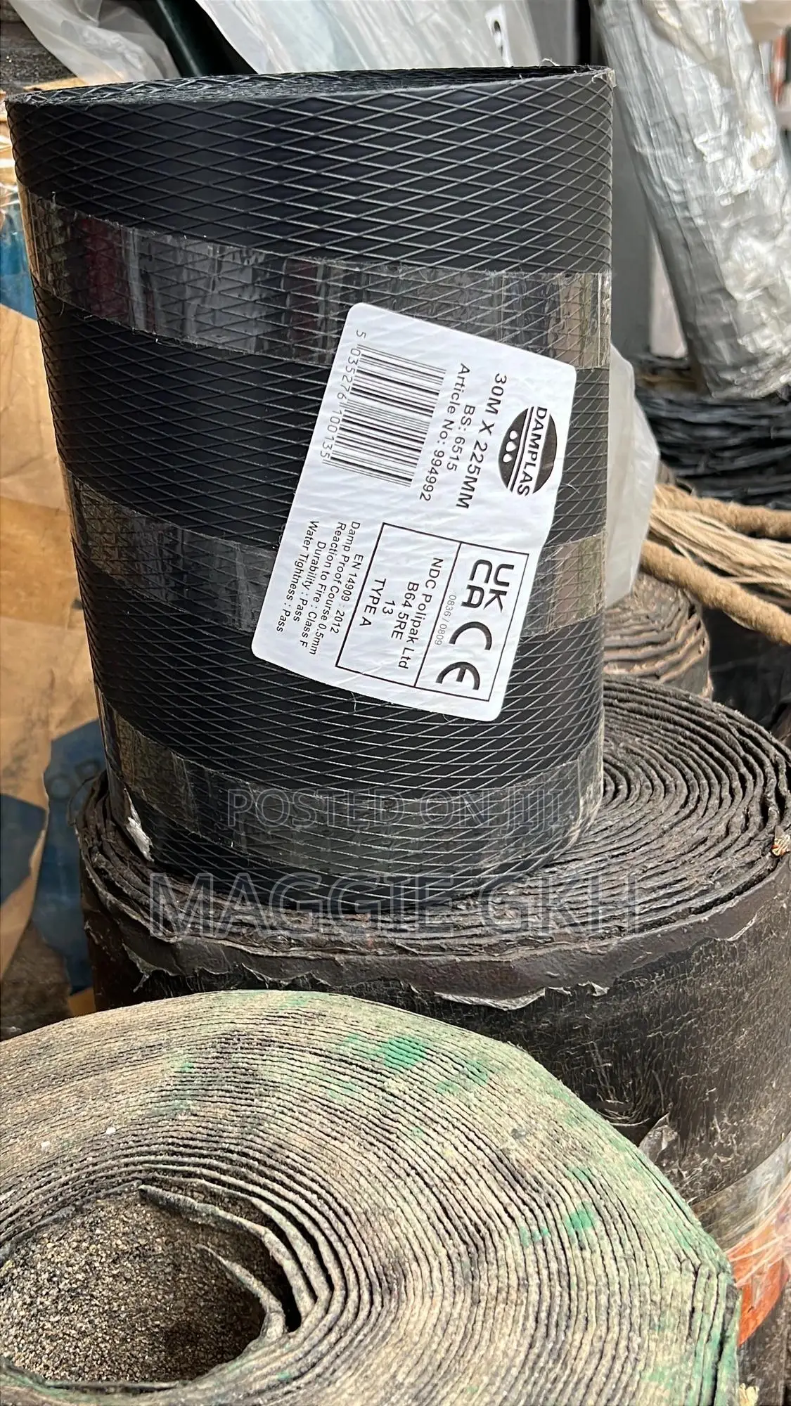 Damplas / Damp Proof Course (Dpc) Membrane 225mm