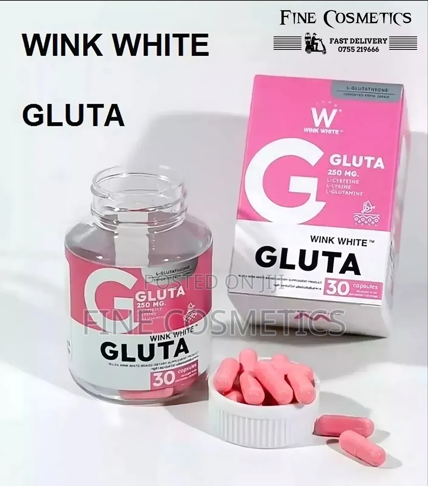 Wink White, New Authentic Skin Whitening Glutathione Pills
