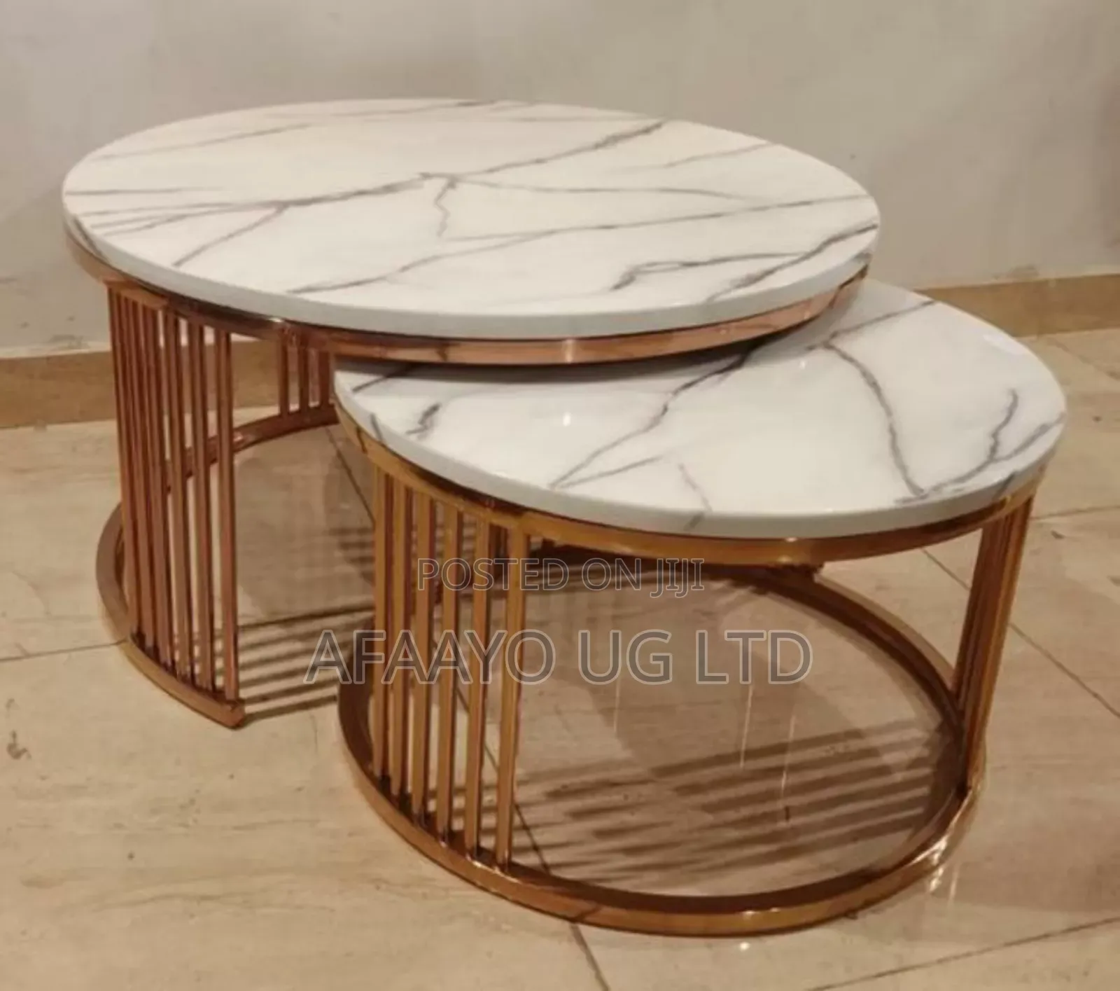 Metallic Wooden Centre Table