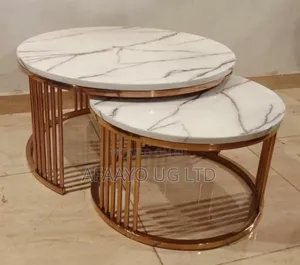 Metallic Wooden Centre Table