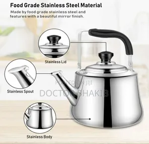 5l Stainless Steel Durable Stovetop Whistling Kettle