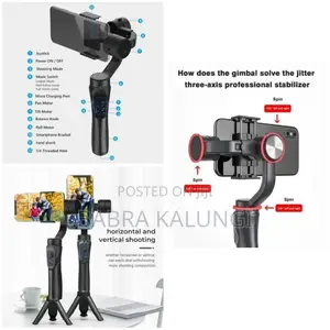 3-Axis Gimbal for Smartphones and Action Cameras