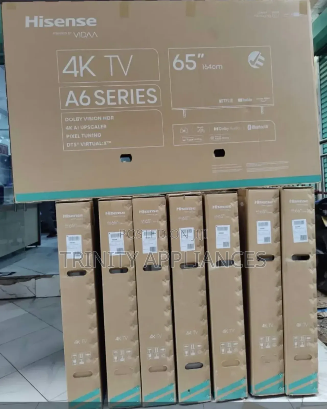 Hisense 65-Inch Uhd Smart Led Tv, Vidaa, 65a6q(2025)