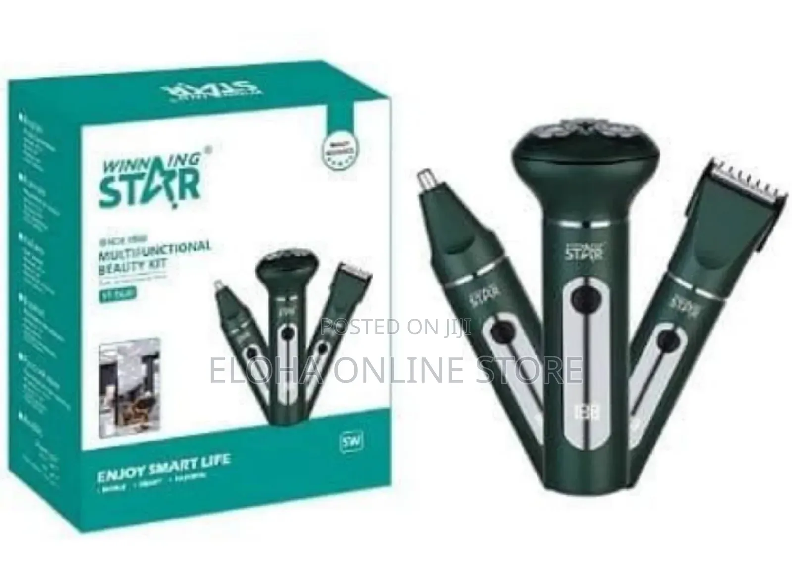 3-in-1 Rechargeable Magnetic T-Blade Hair Nose Trimmer