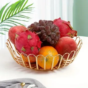 Metallic Fruit Basket
