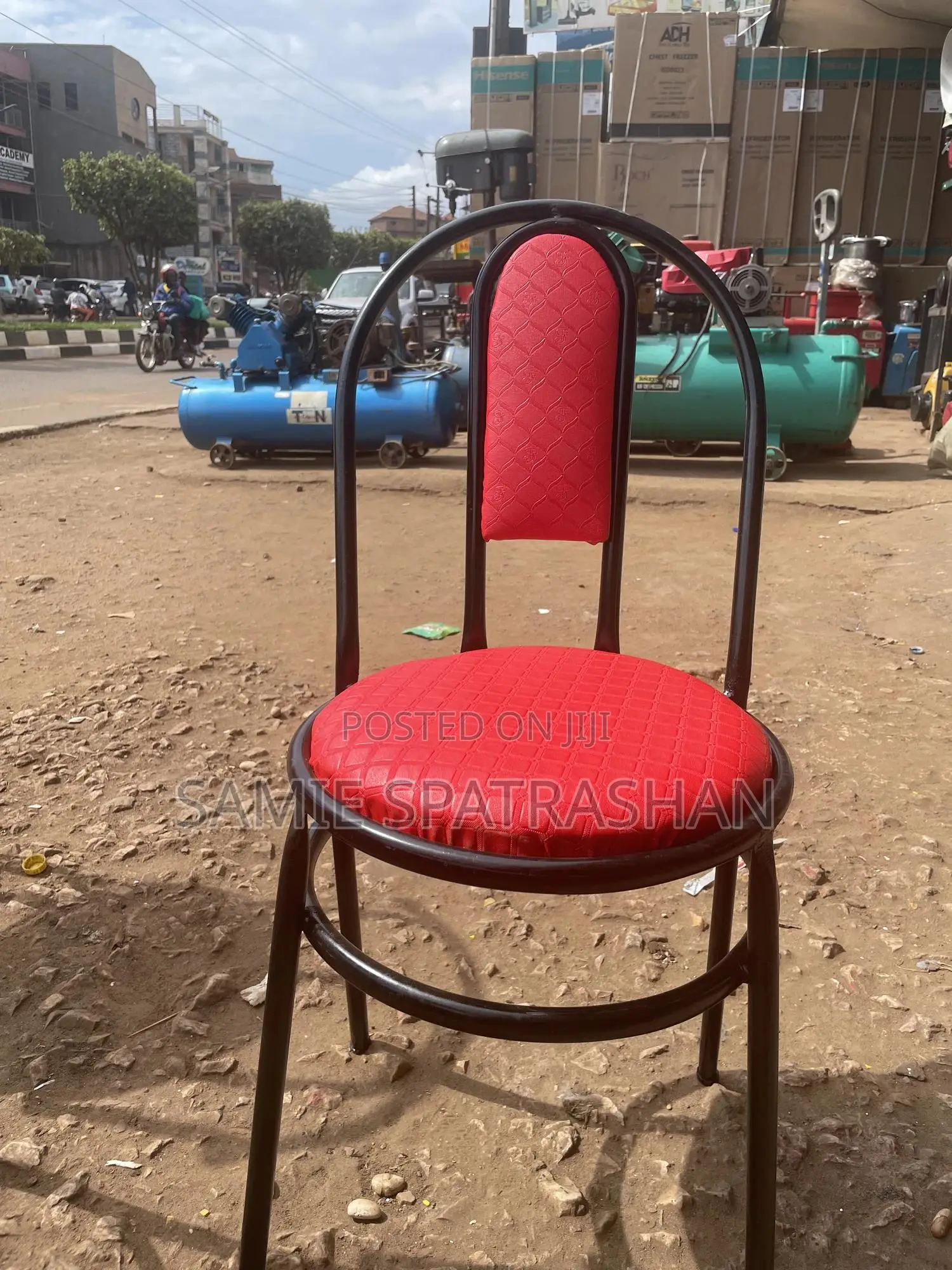 Simple Red Chair