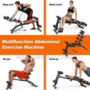 Ultimax Six Pack Care Multipurpose Ab Exercise Bench Machine
