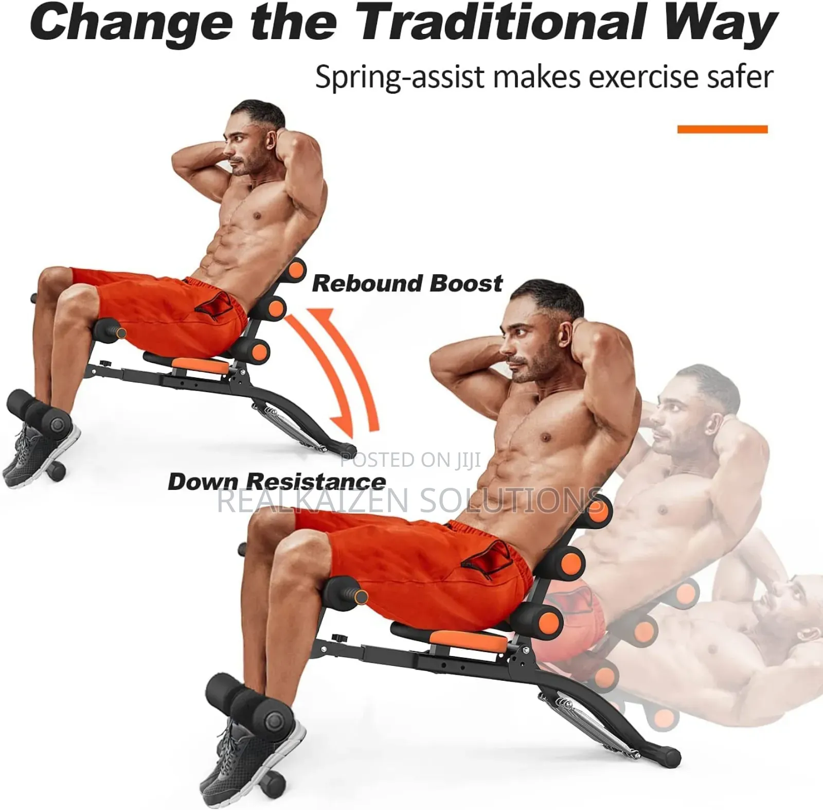 Ultimax Six Pack Care Multipurpose Ab Exercise Bench Machine