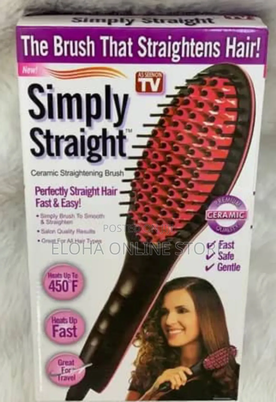 As Seen on Tv Simply Hair Straightener Brush