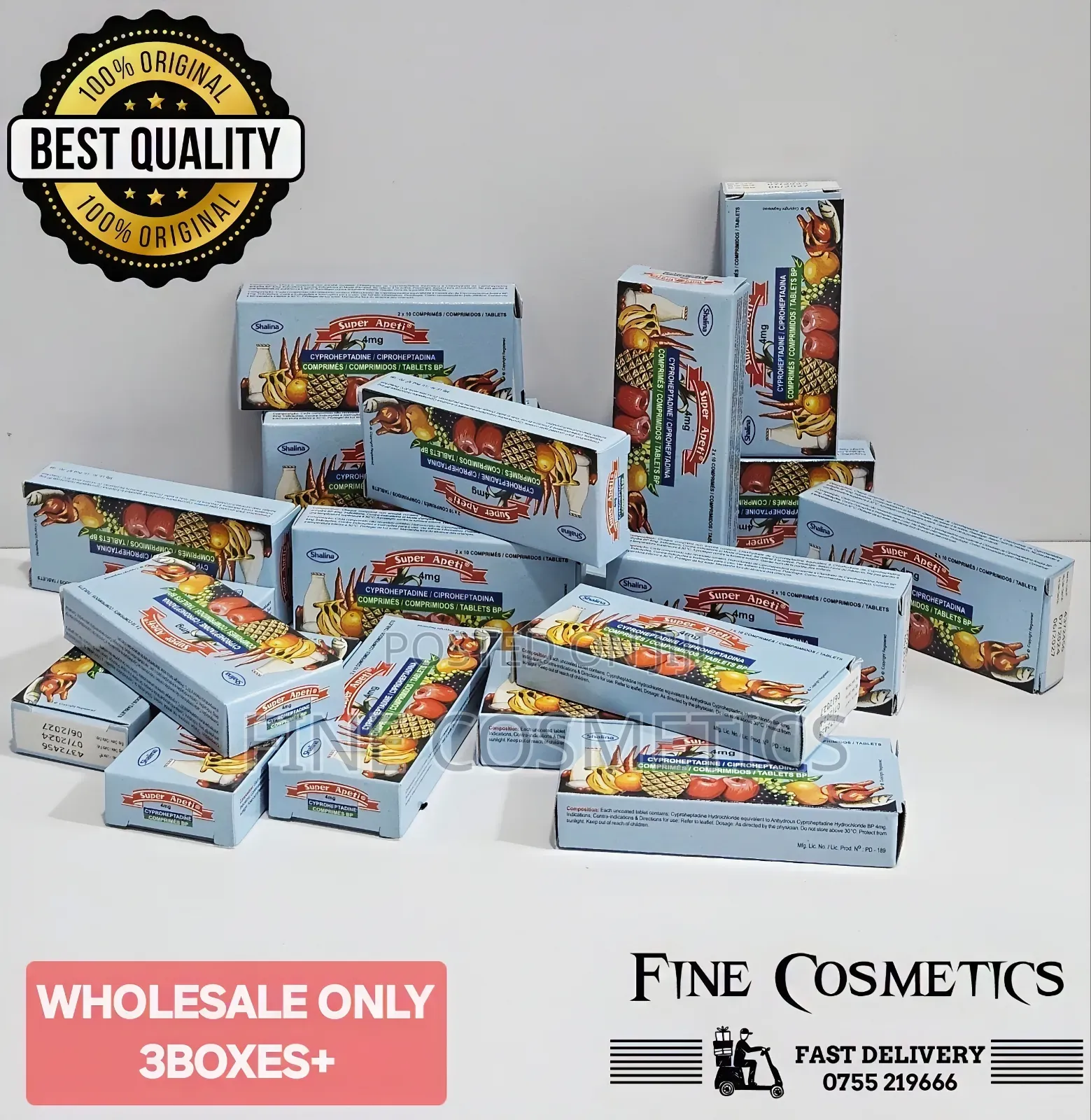 Wholesale Super Apeti, Weight Gainer Cyproheptadine 20 Pills