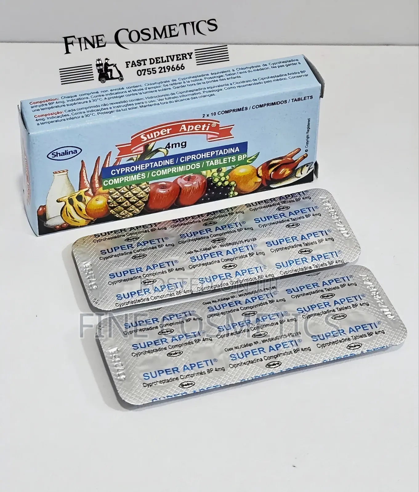 Wholesale Super Apeti, Weight Gainer Cyproheptadine 20 Pills